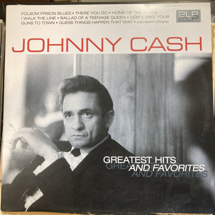 Johnny Cash - Greatest Hits And Favorites (EU/2010) 2LP (VG-VG+/VG+) -country-